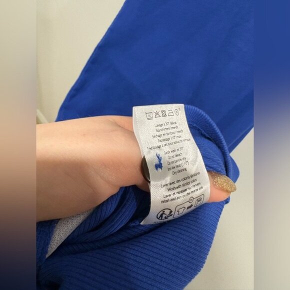 Sezane Fabiola Ribbed Button Front Dress. - Picture 6 of 9